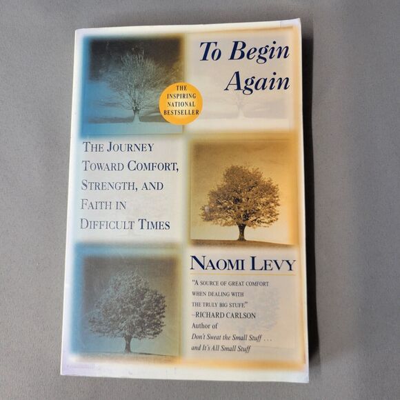To Begin Again The Journey Toward Comfort Strength & Faith in Difficult Book PB - Picture 1 of 12